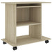 Birou de calculator, stejar Sonoma, 80 x 50 x 75 cm, PAL - WALTI WALTI