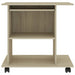 Birou de calculator, stejar Sonoma, 80 x 50 x 75 cm, PAL - WALTI WALTI