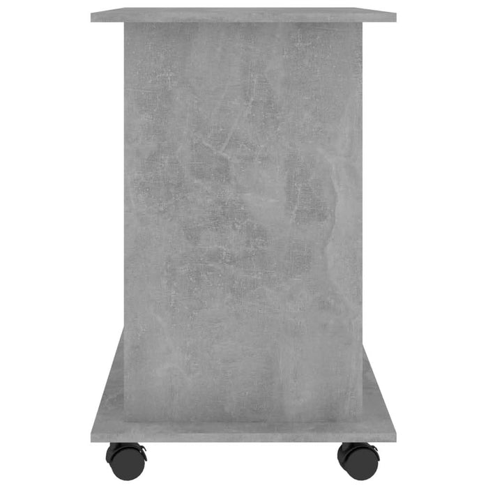 Birou de calculator, gri beton, 80 x 50 x 75 cm, PAL - WALTI WALTI