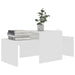 Set măsuțe de cafea, alb, 100x48x40 cm, PAL - WALTI WALTI
