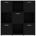 Bibliotecă, negru, 90 x 30 x 90 cm, PAL - WALTI WALTI