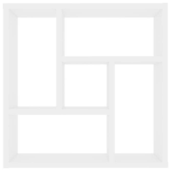 Raft de perete, alb, 45,1 x 16 x 45,1 cm, PAL - WALTI WALTI