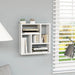 Raft de perete, alb, 45,1 x 16 x 45,1 cm, PAL - WALTI WALTI