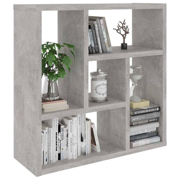 Raft de perete, gri beton, 45,1x16x45,1 cm, PAL - WALTI WALTI