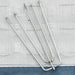 Draperie opacă, aspect de in, albastru, 290x245 cm, cu cârlige - WALTI WALTI