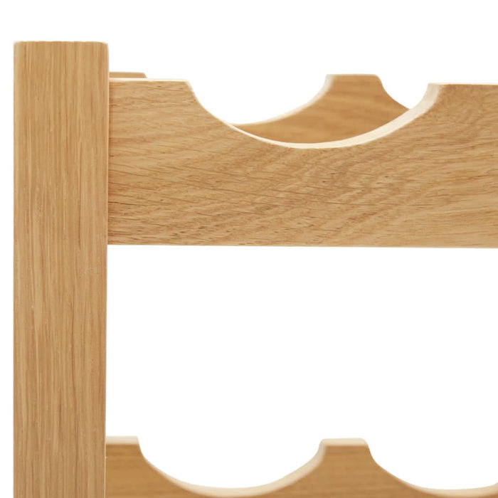 Suport 12 sticle de vin, 47 x 21 x 36, lemn masiv de stejar - WALTI WALTI