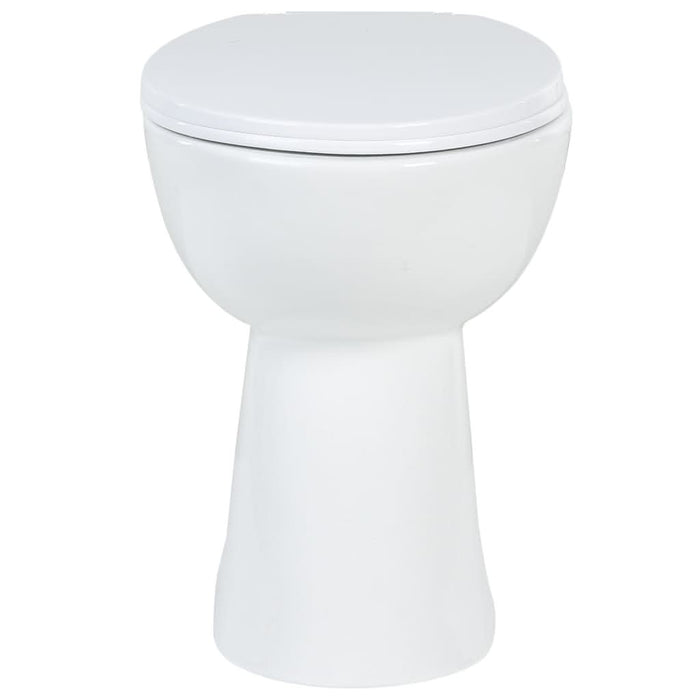 Vas WC fără ramă, închidere silențioasă, + 7 cm, alb, ceramică - WALTI WALTI