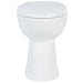 Vas WC fără ramă, închidere silențioasă, + 7 cm, alb, ceramică - WALTI WALTI