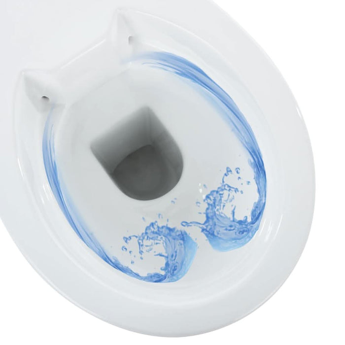 Vas WC fără ramă, închidere silențioasă, + 7 cm, alb, ceramică - WALTI WALTI