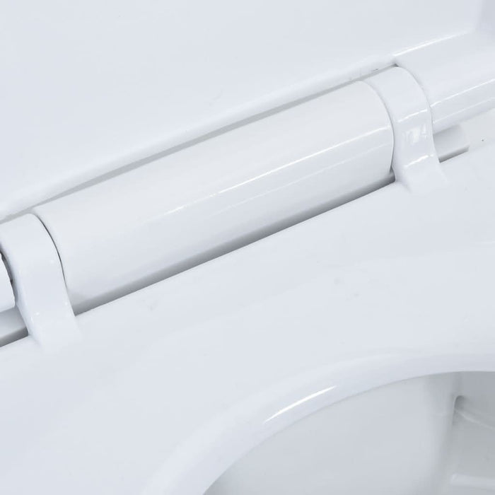 Vas WC fără ramă, închidere silențioasă, + 7 cm, alb, ceramică - WALTI WALTI