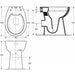 Vas WC fără ramă, închidere silențioasă, + 7 cm, alb, ceramică - WALTI WALTI