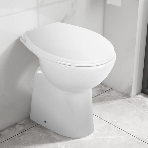 Vas WC fără ramă, închidere silențioasă, + 7 cm, alb, ceramică - WALTI WALTI