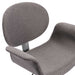 Scaun de birou pivotant, gri, material textil - WALTI WALTI