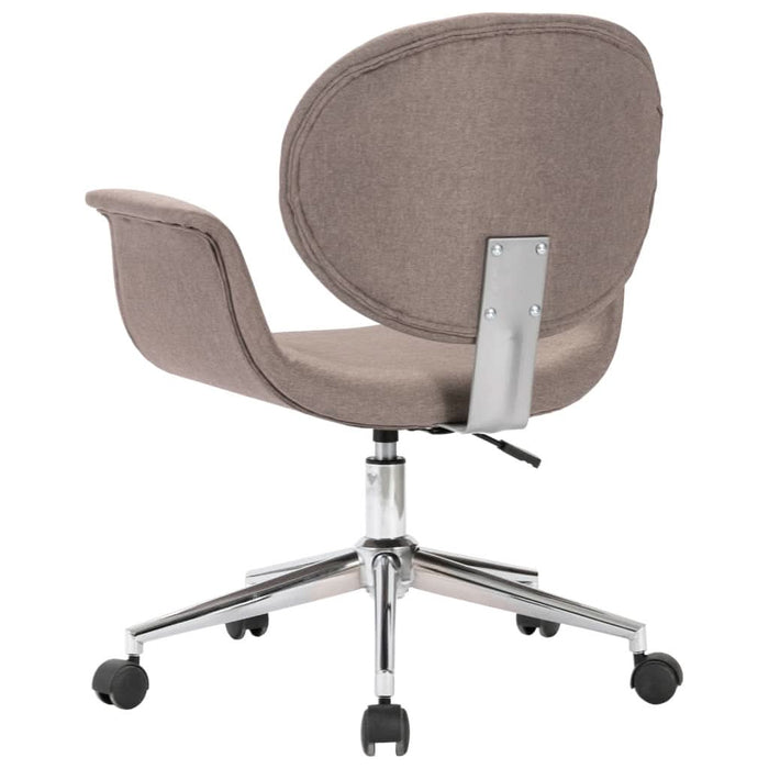 Scaun de birou pivotant, gri taupe, material textil - WALTI WALTI