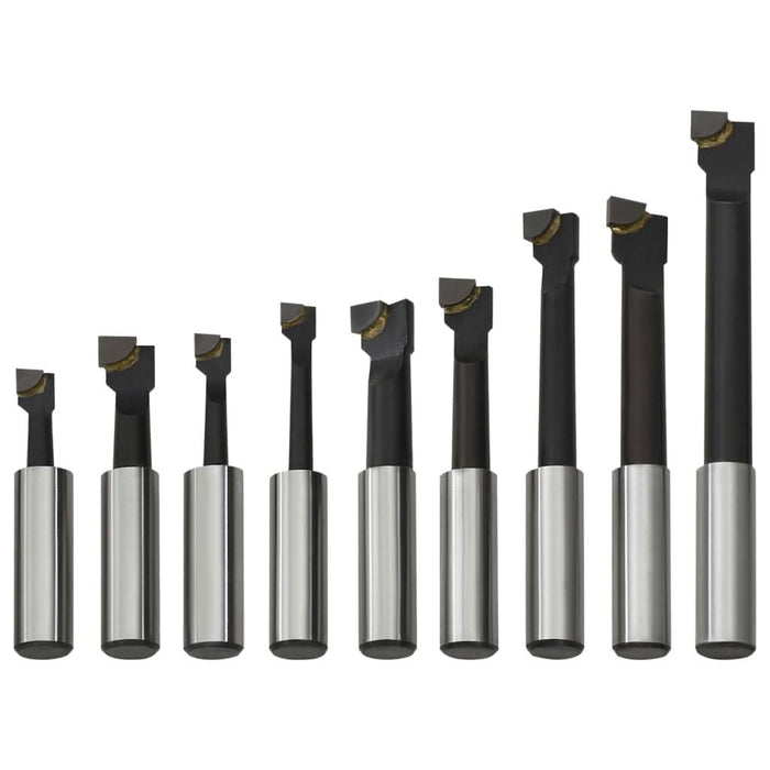 Freze alezare 9 buc. 12 mm cu baza din lemn - WALTI WALTI