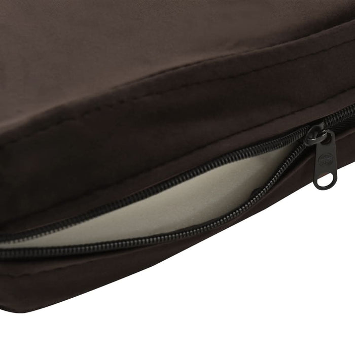 Canapea pentru câini, maro, 81x43x31cm, pluș & piele ecologică - WALTI WALTI