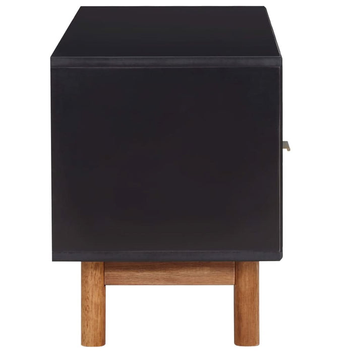 Comodă TV, 100 x 35 x 45 cm, lemn masiv de acacia și MDF - WALTI WALTI
