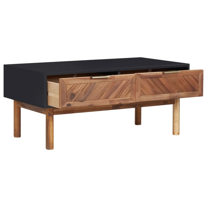 Măsuță de cafea, 90x50x40 cm, lemn masiv de acacia și MDF - WALTI WALTI