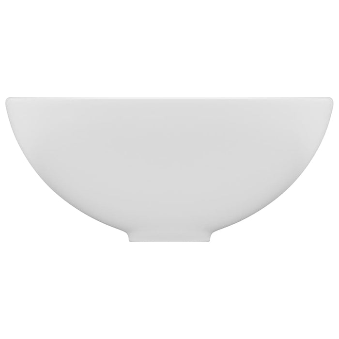Chiuvetă baie lux, alb mat, 32,5x14 cm, ceramică, rotund - WALTI WALTI