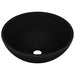 Chiuvetă baie lux, negru mat, 32,5x14 cm, ceramică, rotund - WALTI WALTI