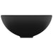 Chiuvetă baie lux, negru mat, 32,5x14 cm, ceramică, rotund - WALTI WALTI