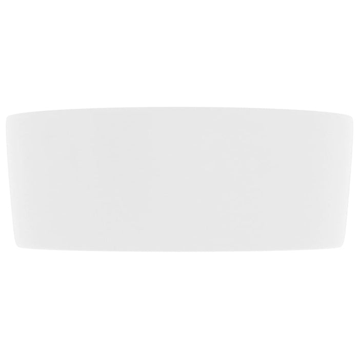 Chiuvetă de baie lux, alb mat, 40 x 15 cm, ceramică, rotund - WALTI WALTI