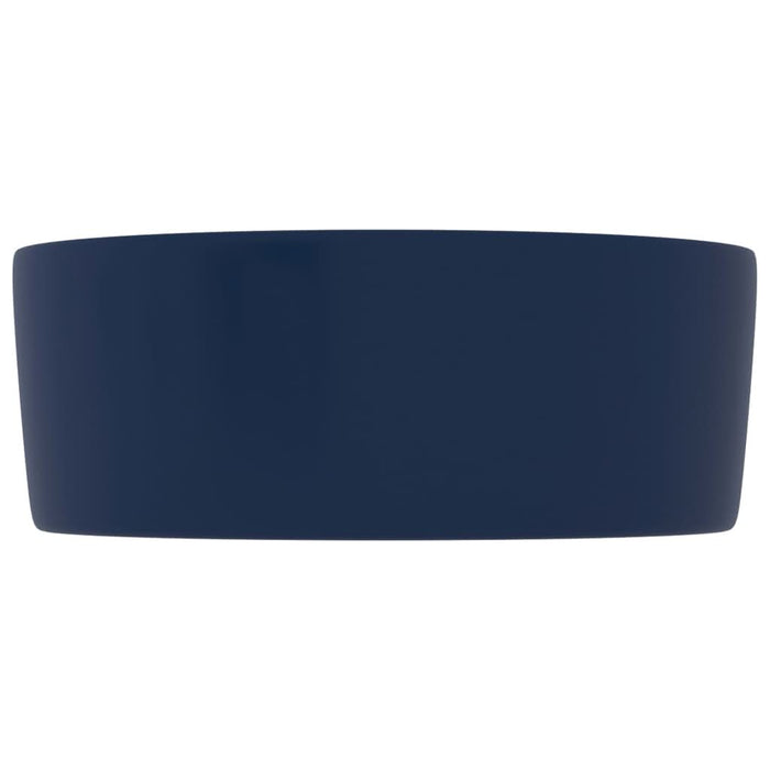 Chiuvetă baie lux albastru închis mat 40x15 cm ceramică rotund - WALTI WALTI