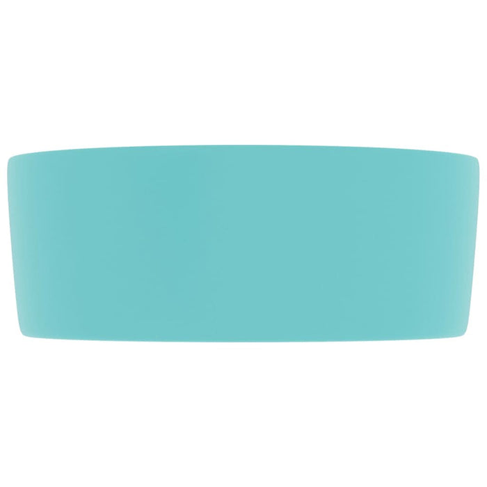 Chiuvetă baie lux verde deschis mat 40x15 cm ceramică rotund - WALTI WALTI