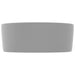 Chiuvetă baie lux gri deschis mat 40x15 cm ceramică rotund - WALTI WALTI