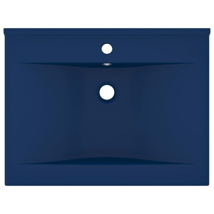 Chiuvetă baie lux orificiu robinet albastru 60x46 cm ceramică - WALTI WALTI
