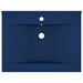Chiuvetă baie lux orificiu robinet albastru 60x46 cm ceramică - WALTI WALTI
