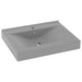 Chiuvetă baie lux orificiu robinet gri mat 60x46 cm ceramică - WALTI WALTI