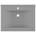 Chiuvetă baie lux orificiu robinet gri mat 60x46 cm ceramică - WALTI WALTI