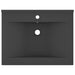 Chiuvetă baie lux orificiu robinet gri mat 60x46 cm ceramică - WALTI WALTI