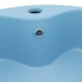 Chiuvetă de lux cu preaplin, bleu mat, 36x13 cm, ceramică - WALTI WALTI