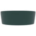 Chiuvetă de lux cu preaplin verde închis mat 36x13 cm ceramică - WALTI WALTI