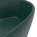 Chiuvetă de lux cu preaplin verde închis mat 36x13 cm ceramică - WALTI WALTI