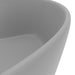 Chiuvetă de lux cu preaplin, gri deschis mat, 36x13 cm ceramică - WALTI WALTI