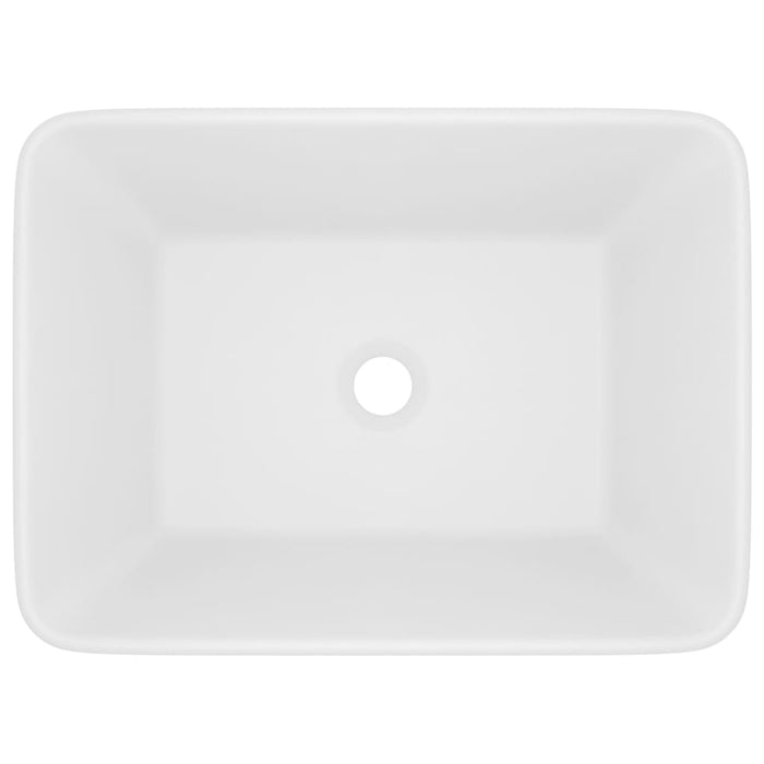 Chiuvetă de baie lux, alb mat, 41x30x12 cm, ceramică - WALTI WALTI