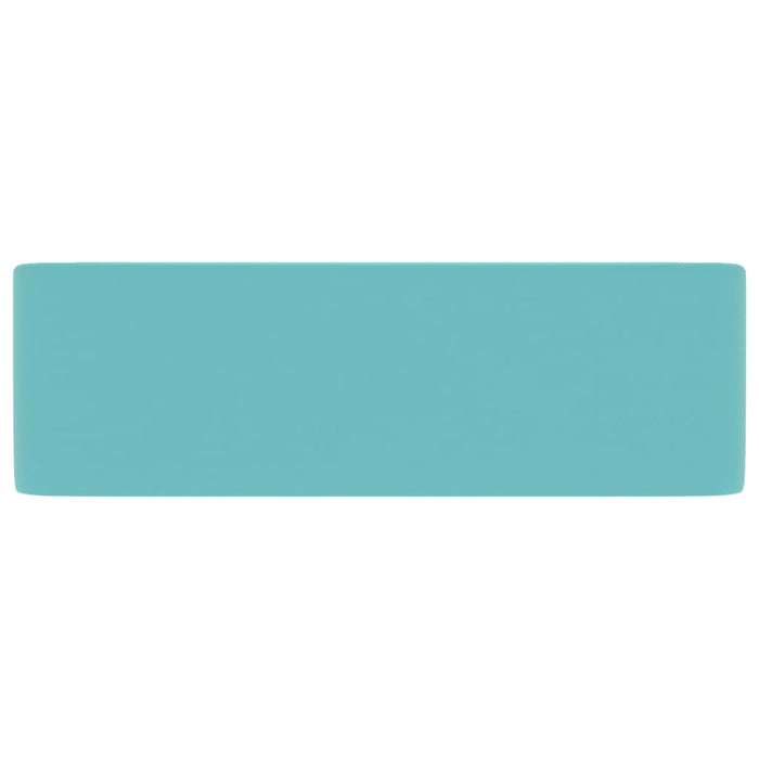 Chiuvetă de baie lux, verde deschis mat, 41x30x12 cm, ceramică - WALTI WALTI