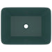 Chiuvetă de baie lux, verde închis mat, 41x30x12 cm, ceramică - WALTI WALTI