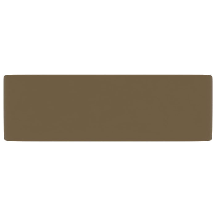 Chiuvetă de baie lux, crem mat, 41x30x12 cm, ceramică - WALTI WALTI