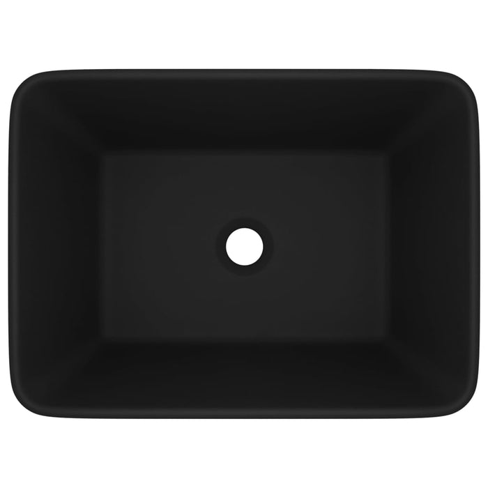 Chiuvetă de baie lux, negru mat, 41 x 30 x 12 cm, ceramică - WALTI WALTI