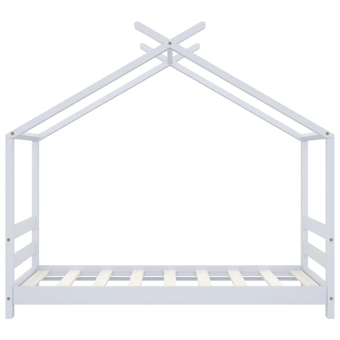 Cadru pat de copii, alb, 70 x 140 cm, lemn masiv de pin - WALTI WALTI