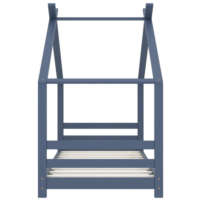 Cadru de pat de copii, gri, 80 x 160 cm, lemn masiv de pin - WALTI WALTI