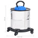 Aspirator de cenușă filtru HEPA, 1200 W, 20 L, oțel inoxidabil - WALTI WALTI
