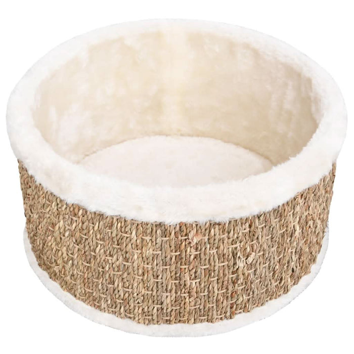 Coș rotund pentru pisici, 36 cm, iarbă de mare - WALTI WALTI