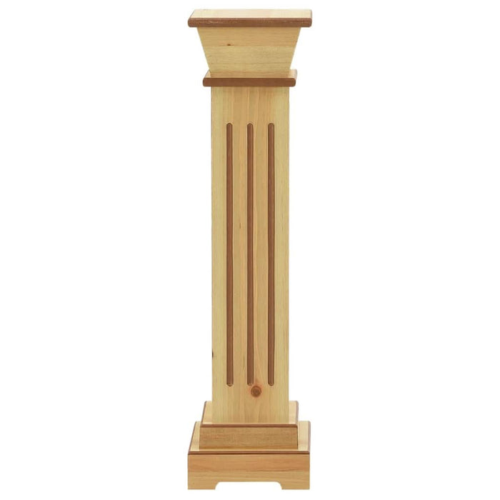 Suport plante clasic în formă stâlp pătrat lemn 17x17x66 cm MDF - WALTI WALTI