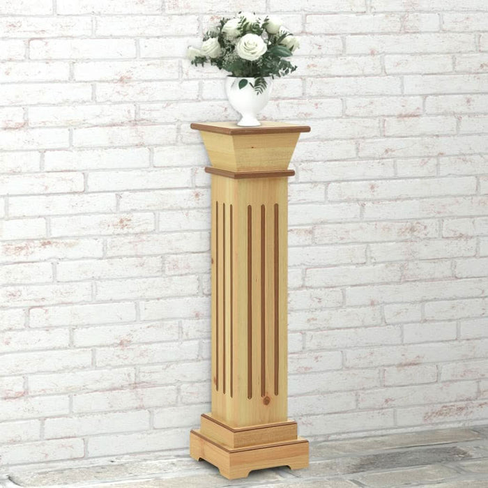 Suport plante clasic în formă stâlp pătrat lemn 17x17x66 cm MDF - WALTI WALTI