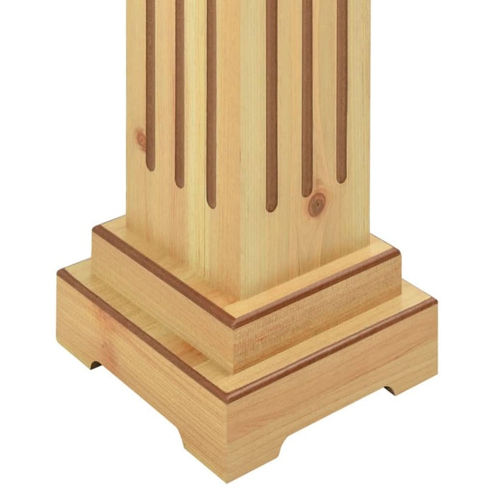 Suport plante clasic în formă stâlp pătrat lemn 17x17x66 cm MDF - WALTI WALTI